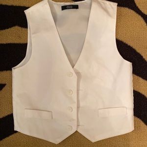 Kids white vest